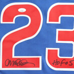 Ryne Sandberg // Signed Jersey + Signed Custom Framed Photo Display