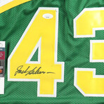 Seattle Supersonics // Vin Baker Signed Jersey + Jack Sikma Signed Jersey