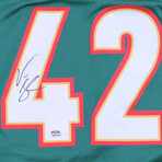 Seattle Supersonics // Vin Baker Signed Jersey + Jack Sikma Signed Jersey