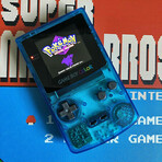 Game Boy Color Console // Custom Rebuild (Blue Transparent)