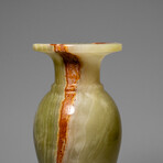 Genuine Polished Banded Onyx Flower Vase from Mexico