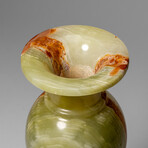 Genuine Polished Banded Onyx Flower Vase from Mexico