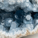 Blue Celestite Cluster From Sankoany, Ketsepy Mahajanga, Madagascar v.1