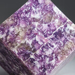 Genuine Polished Lepidolite Cube (3.5")