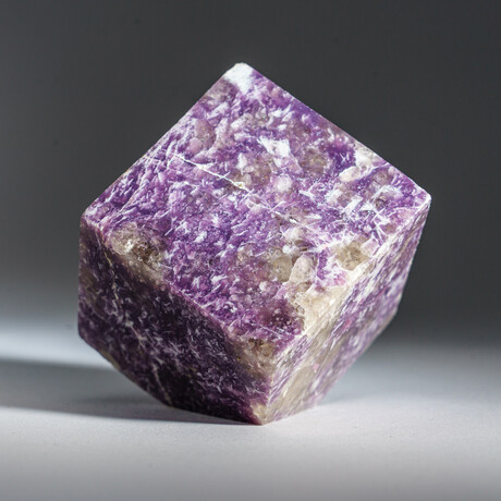Genuine Polished Lepidolite Cube (3.5")