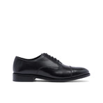 Clinton Cap-Toe Leather Oxford // Black (US: 7)
