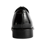 Clinton Cap-Toe Leather Tuxedo Oxford // Black (US: 9.5)