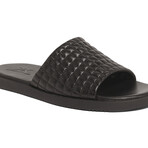 Miami Leather Slide // BROWN (US: 8.5)