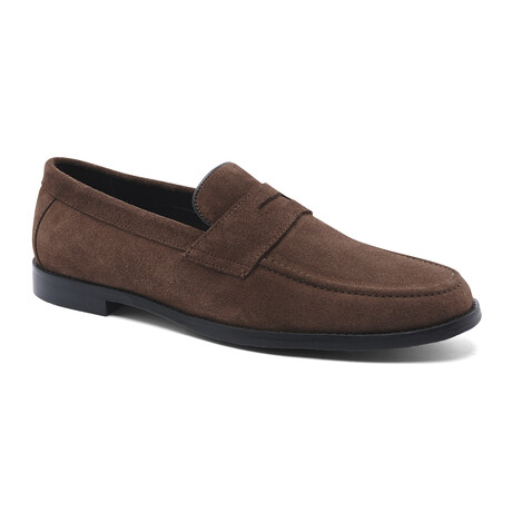 Sherman Suede Penny Loafer // Honey Brown (US: 6.5)