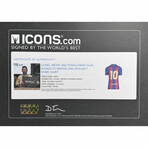 Messi & Ronaldinho // Barcelona // Signed Shirt + Framed