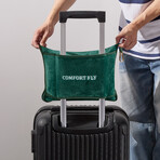 2-in-1 Travel Blanket & Pillow with Integrated Carry Case // 40" x 70" (Black)