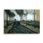 Landscape with woman and child, 1883 by Vincent van Gogh (18"H x 26"W x 1.5"D)