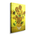 Sunflowers (Repetition Of The Fourth Version), 1889 by Vincent van Gogh (26"H x 18"W x 1.5"D)