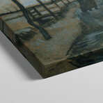 Landscape with woman and child, 1883 by Vincent van Gogh (18"H x 26"W x 1.5"D)