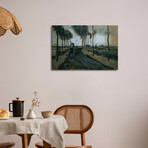 Landscape with woman and child, 1883 by Vincent van Gogh (18"H x 26"W x 1.5"D)