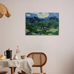 Olive Trees with the Alpilles in the Background by Vincent van Gogh (18"H x 26"W x 1.5"D)