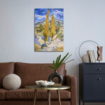 The Poplars at Saint-Remy by Vincent van Gogh (26"H x 18"W x 1.5"D)