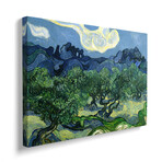 Olive Trees with the Alpilles in the Background by Vincent van Gogh (18"H x 26"W x 1.5"D)