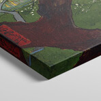 Japonaiserie: Flowering Plum Orchard (After Hiroshige), Paris, 1887 by Vincent van Gogh (26"H x 18"W x 1.5"D)