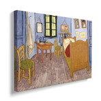 Bedroom In Arles, Third Version, September 1889 (Musee d'Orsay) by Vincent van Gogh (18"H x 26"W x 1.5"D)