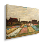 Tulpenfelder (Tulip Fields) by Vincent van Gogh (18"H x 26"W x 1.5"D)