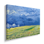 Wheatfields under Thunderclouds, 1890 by Vincent van Gogh (18"H x 26"W x 1.5"D)