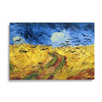 Wheatfield With Crows, 1890 by Vincent van Gogh (18"H x 26"W x 1.5"D)