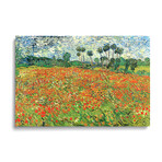 Field Of Poppies, Auvers-sur-Oise, 1890 by Vincent van Gogh (18"H x 26"W x 1.5"D)