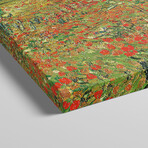 Field Of Poppies, Auvers-sur-Oise, 1890 by Vincent van Gogh (18"H x 26"W x 1.5"D)