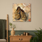 Shoes, 1888 by Vincent van Gogh (18"H x 18"W x 1.5"D)
