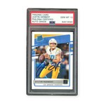 Justin Herbert // 2020 Panini Prizm Autographed // RC // PSA 10 Auto Grade