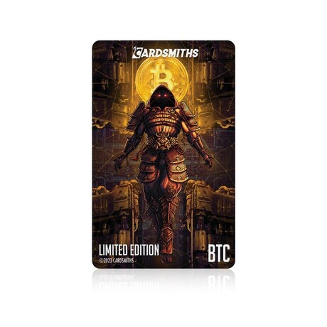 Cardsmiths Bitcoin Ballet Limited Edition Wallet Card // Satoshi Samurai