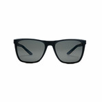 Men's Sport // Square Polarized Sunglasses // Matte Navy + Blue