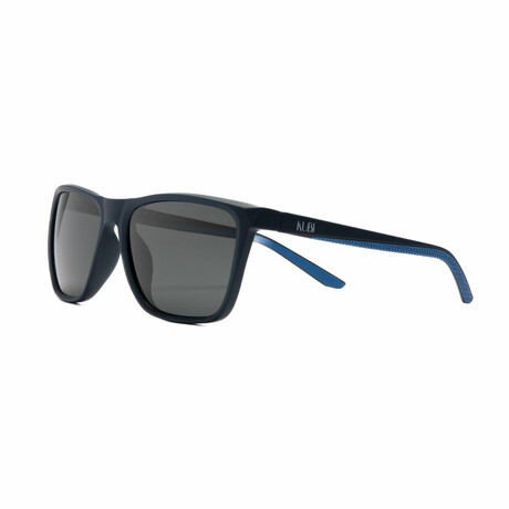 Men's Sport // Square Polarized Sunglasses // Matte Navy + Blue