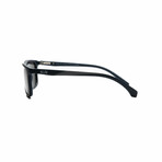 Men's Sport // Rectangular Polarized Sunglasses // Matte Navy + Gray