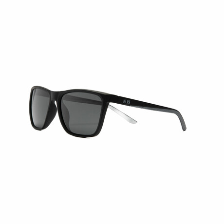 Men's Sport // Square Polarized Sunglasses // Black + Gray