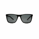 Men's Sport // Square Polarized Sunglasses // Black + Grey
