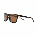 Men's Sport // Square Polarized Sunglasses // Matte Brown