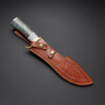 Damascus Bowie Knife // 6003