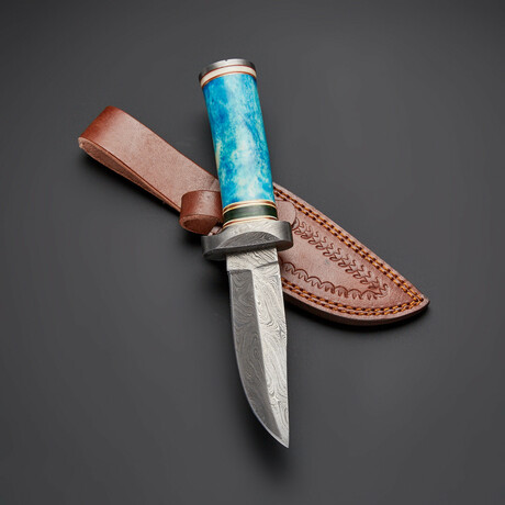 Damascus Hunting Knife // 6001