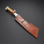 Damascus Machete Knife // 6002