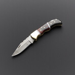 Damascus Pocket Knife // 6018