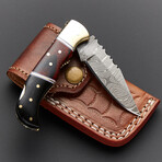 Damascus Pocket Knife // 6018