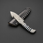 Damascus Guthook Knife // 6012