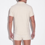 TERRY SHIRT // OFF-WHITE (S)