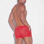 KNITTED SHORT // CORAL (S)