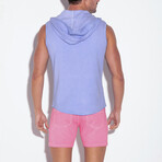 SLEEVELESS HOODY  // SKY BLUE (S)