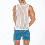 KNITTED TANKTOP // OFF-WHITE (S)