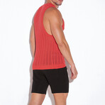 KNITTED TANKTOP // CORAL (S)