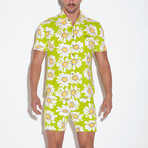 SLIM FIT SHIRT // LIME (S)